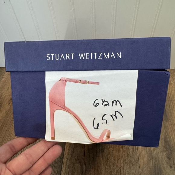 Stuart Weitzman Pink Heels Elegant Stiletto Design - Picture 6 of 7